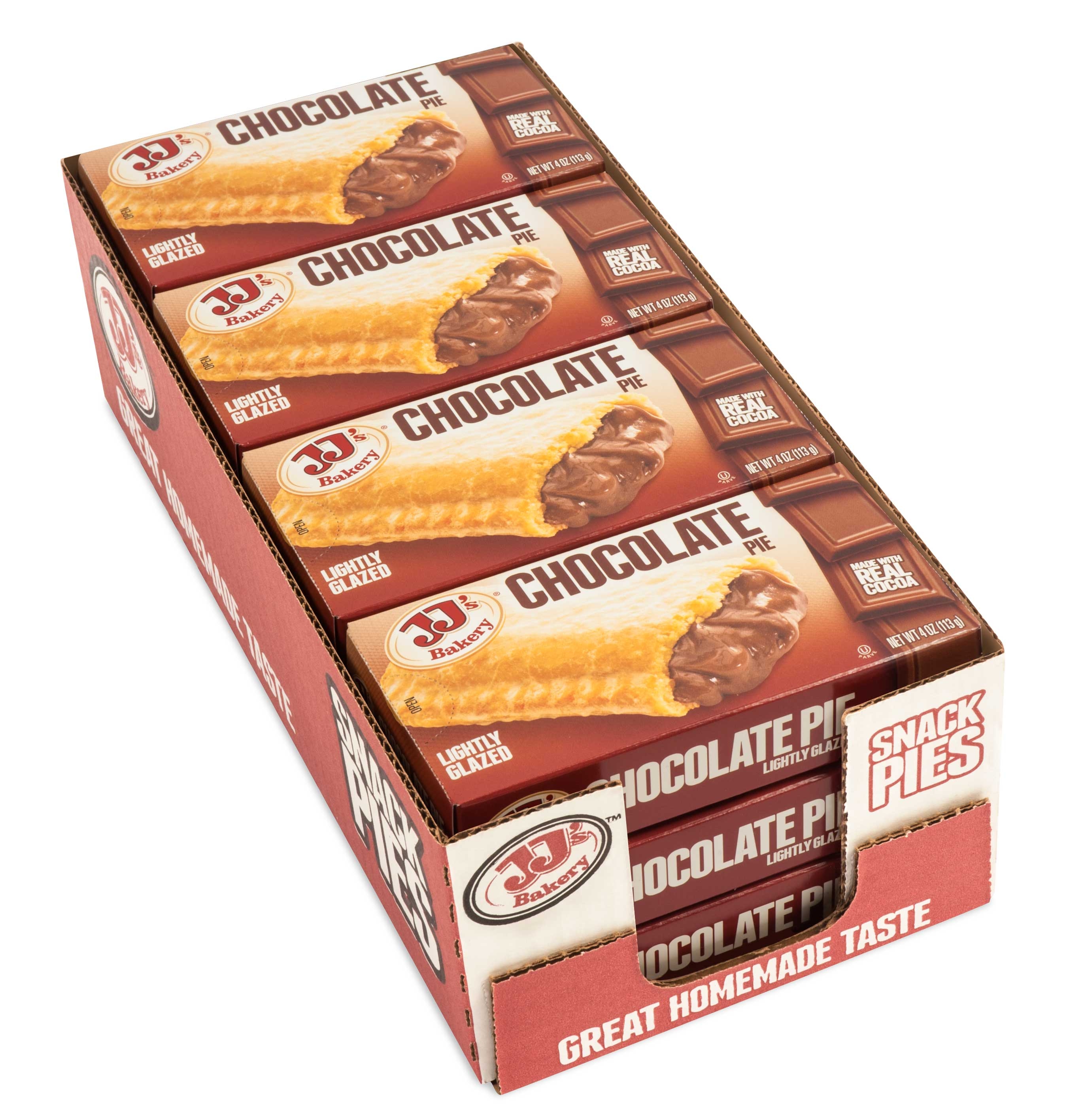 JJs Bakery Chocolate Pies -- 48 per case.