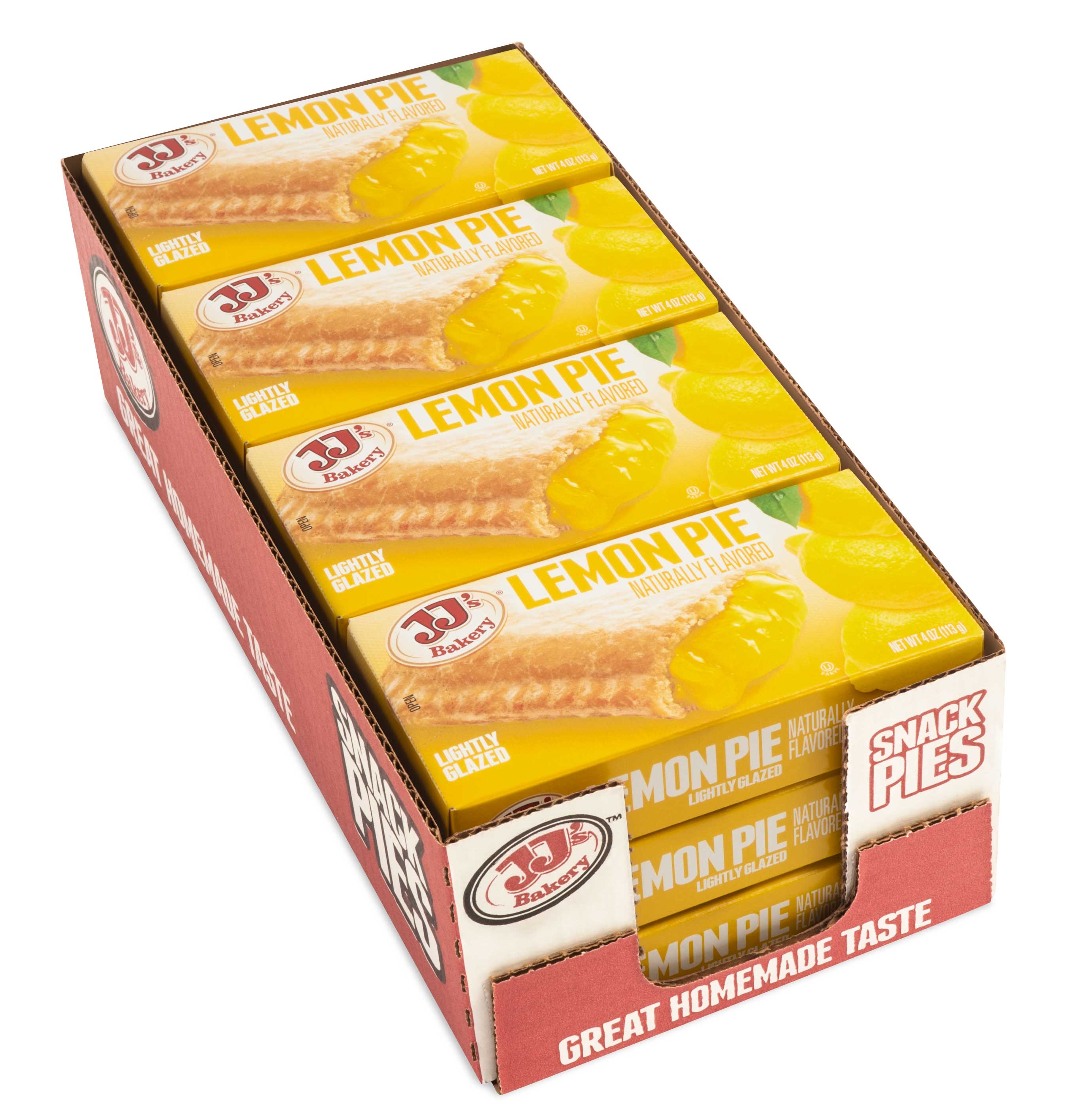 JJs Bakery Lemon Pie Dessert -- 48 per case.