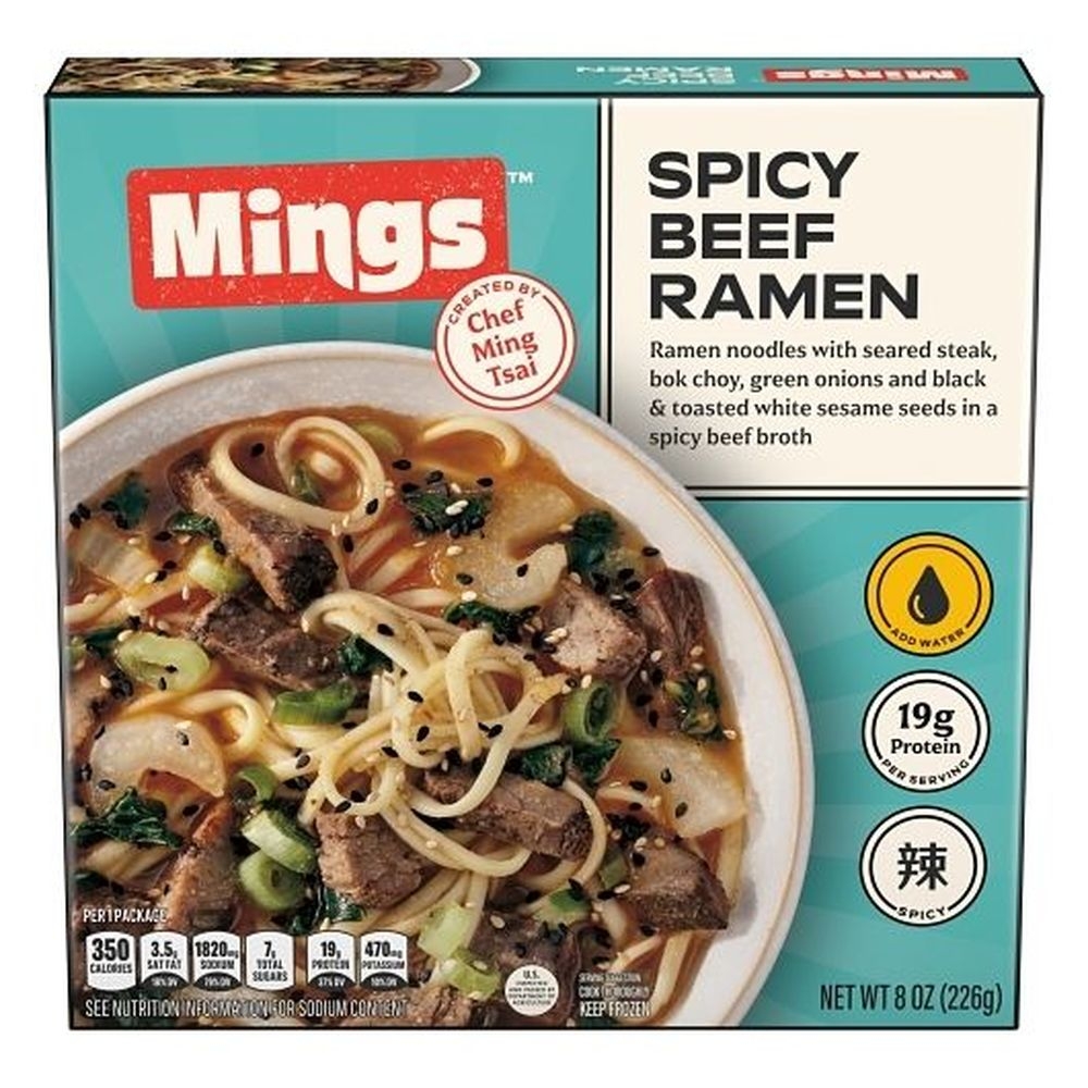 Mings Spicy Beef Ramen, 8 Ounce -- 10 per case
