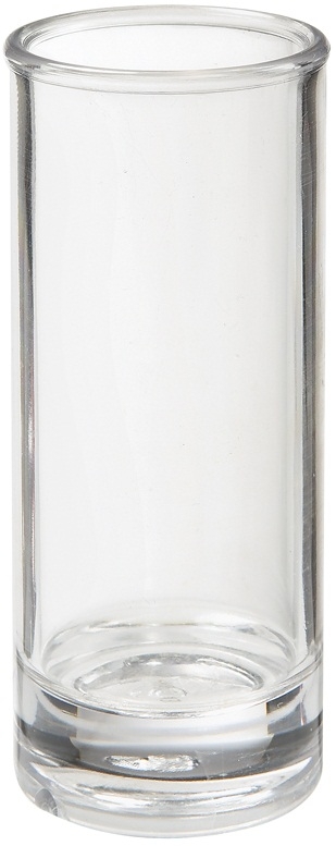 GET Enterprises SAN Clear Tall Shooter, 3 Ounce -- 24 per case
