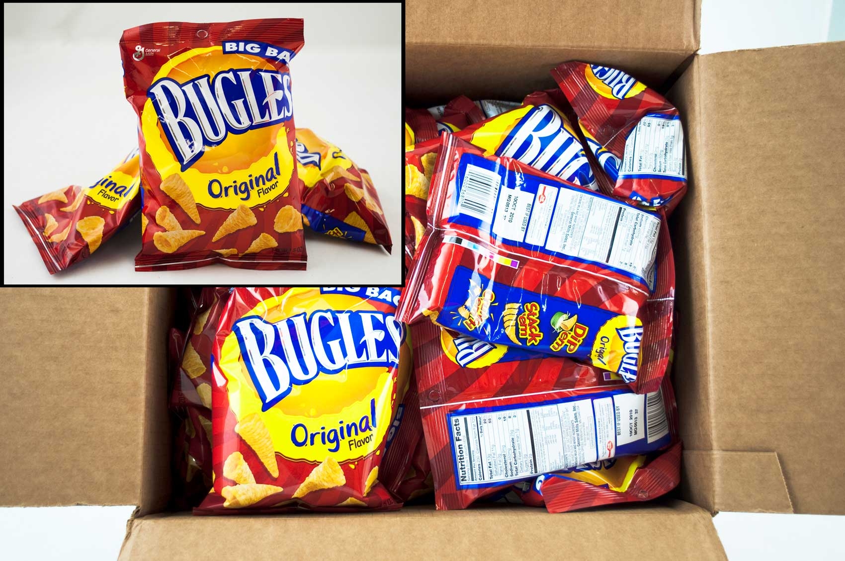 Bugles Original Chips, 1.5 Ounce -- 36 per case.