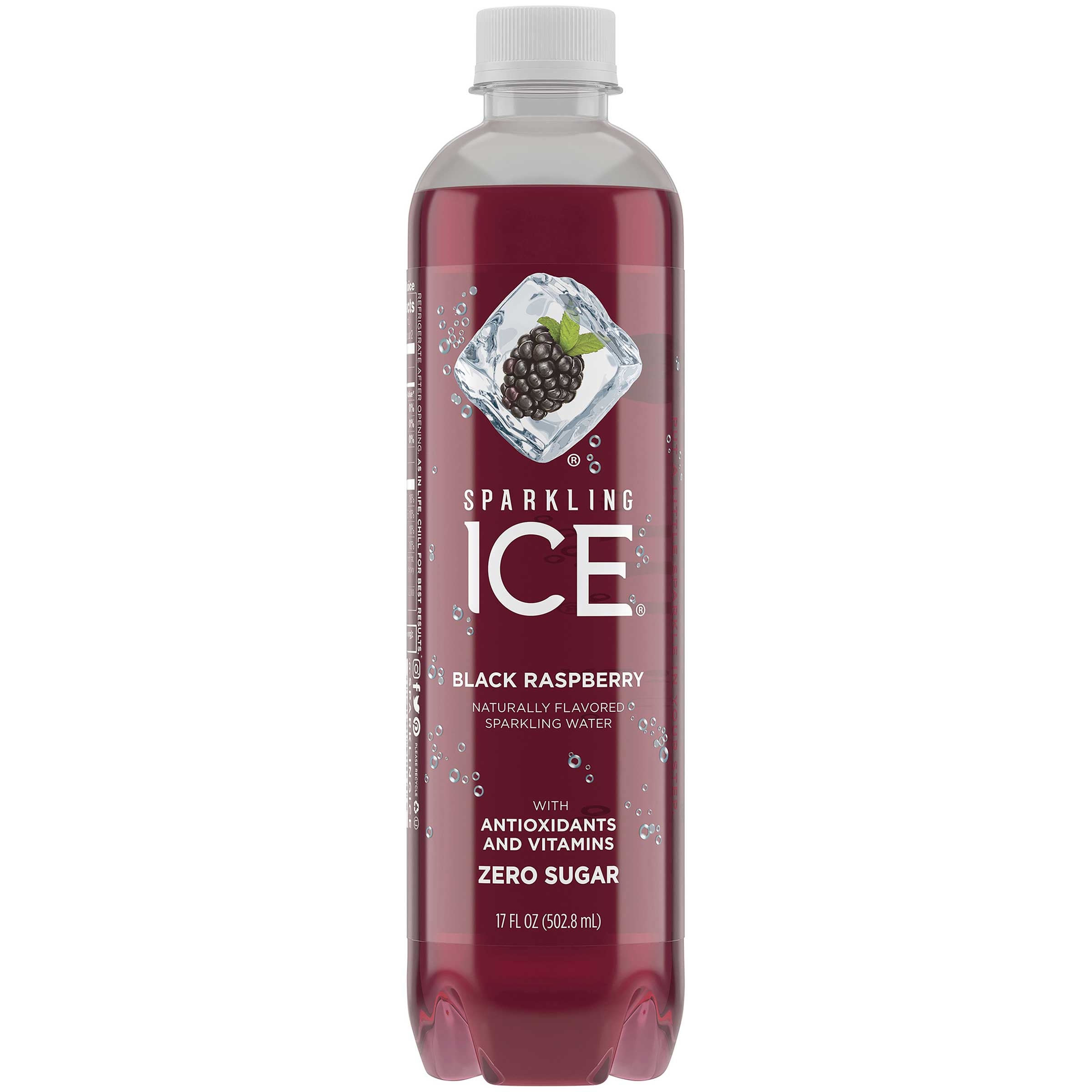 Sparkling Ice Black Raspberry Beverage, 17 Ounce -- 12 per case.