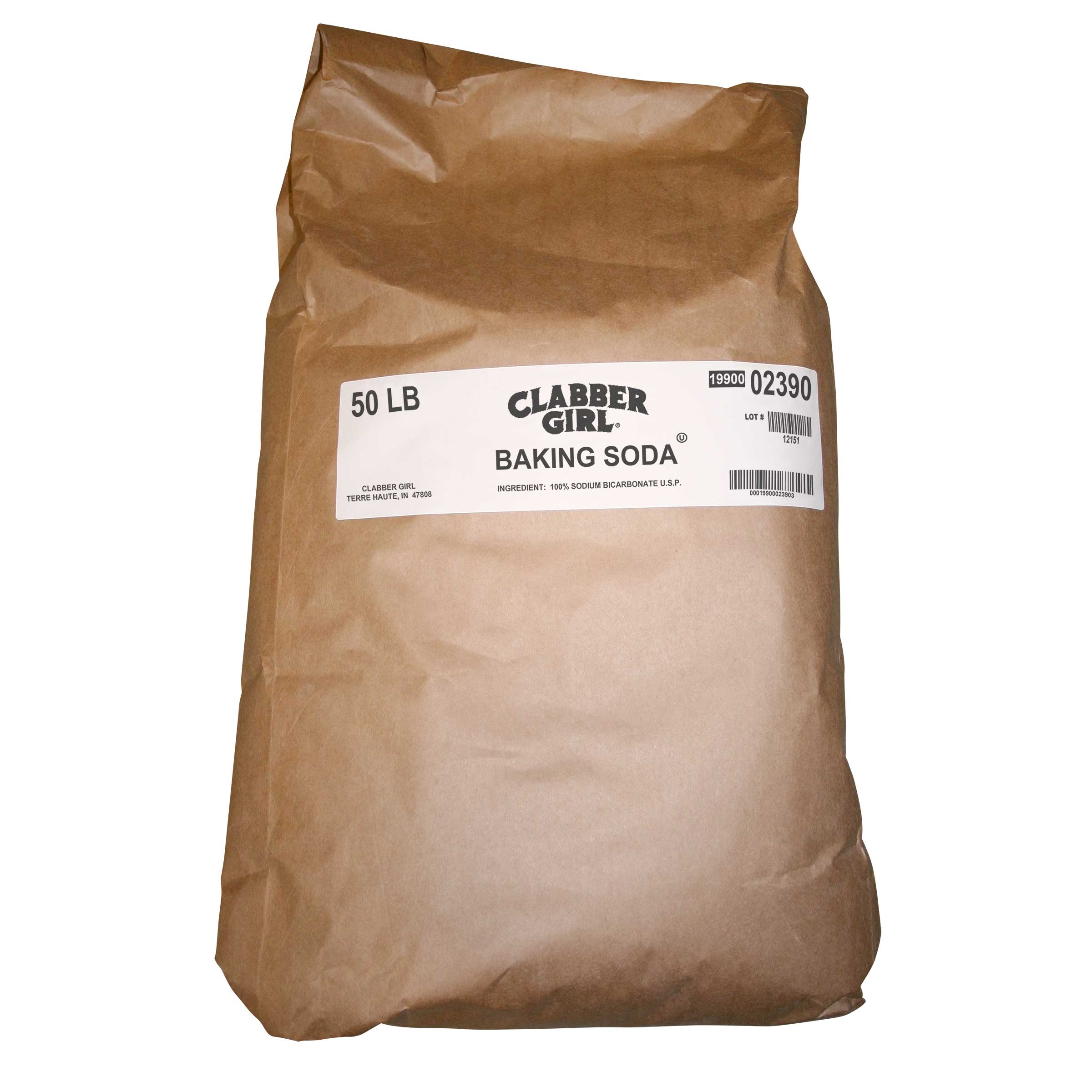 Clabber Girl Baking Soda, 50 Pound.