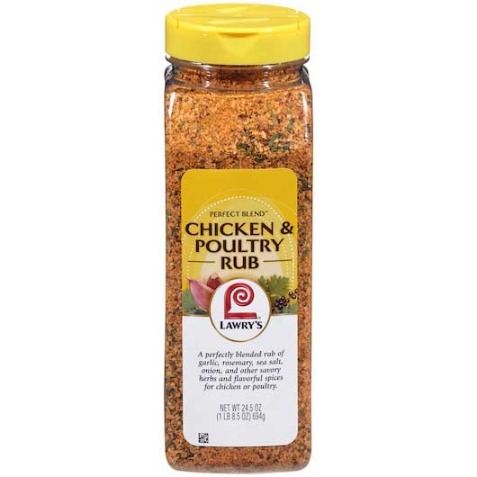 Lawrys Perfect Blend Chicken and Poultry Rub Seasoning, 24.5 Ounce