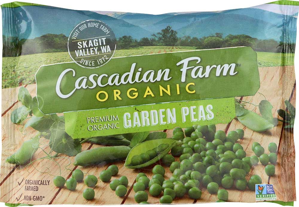 Cascadian Farm Organic Garden Peas Vegetable, 16 Ounce -- 12 per case.
