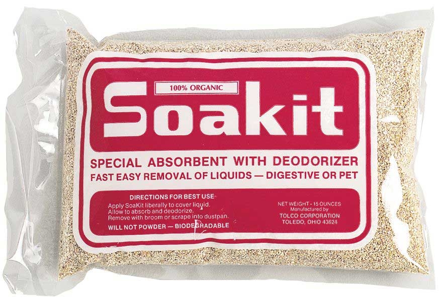 Tolco Soakit Absorbent with Deodorizer, 1 Pound -- 25 per case