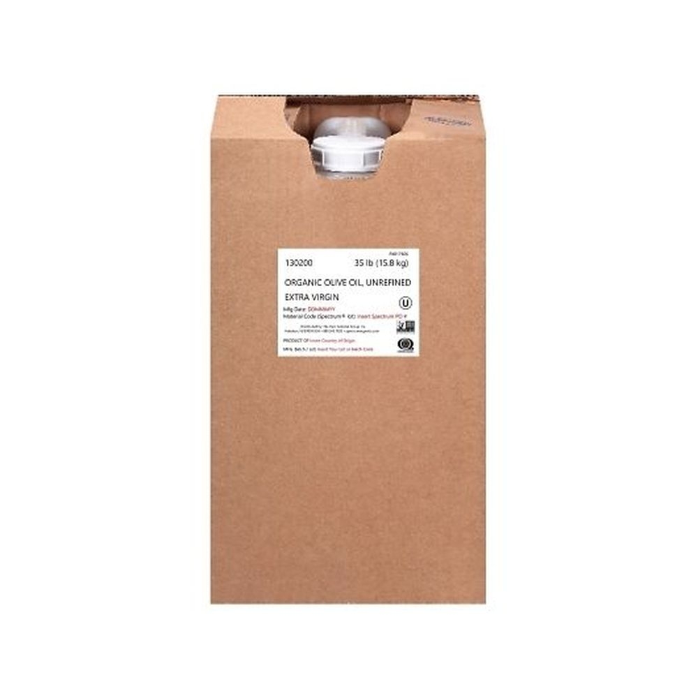 Spectrum Culinary Organic Unrefined Extra Virgin Olive Oil, 35 Pound