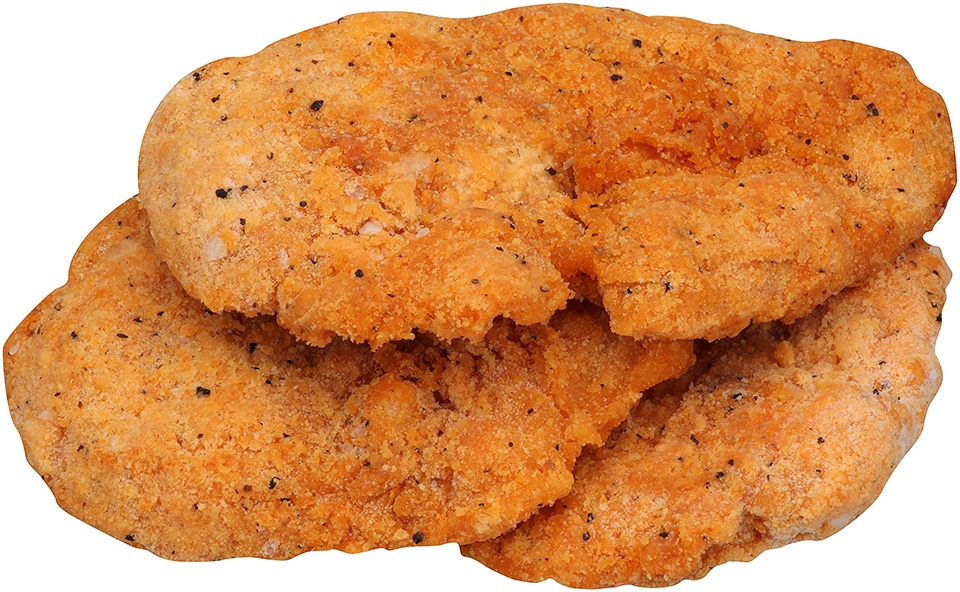 Tyson Red Label Select Cut Hot N Spicy Breaded Chicken Breast Portioned Filet, 3.5 Ounce -- 2 per case.