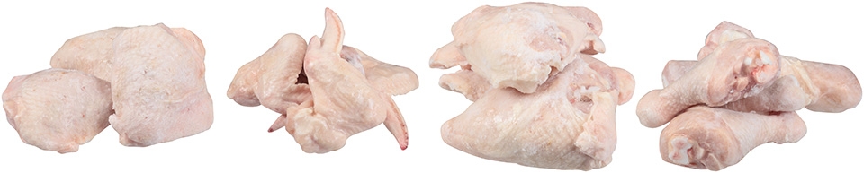 Tyson Original Chicken Grade A Medium - 8 Pieces Cut. 6.96 pound -- 4 per case