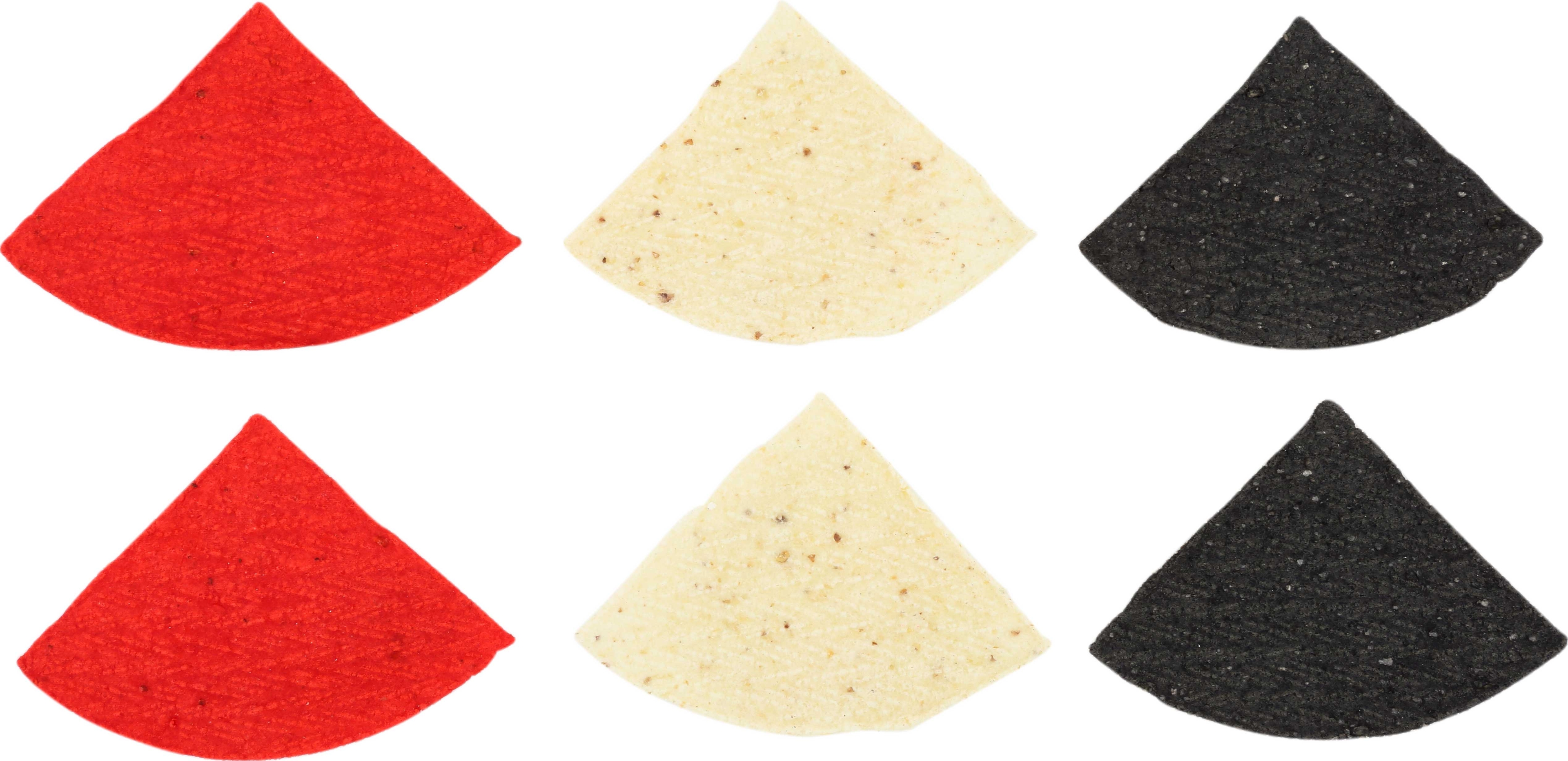 Mexican Original Baked Red, White and Blue Corn Tortilla Chips, 10 Pound -- 3 per case.
