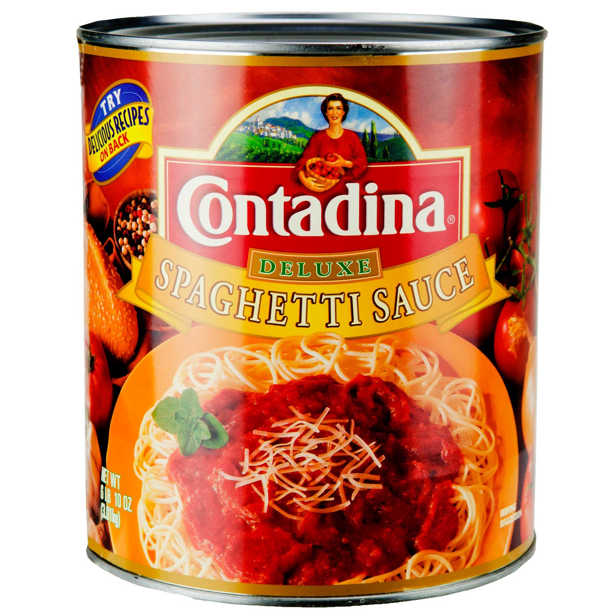 Contadina Deluxe Spaghetti Sauce, 106 ounce -- 6 per case