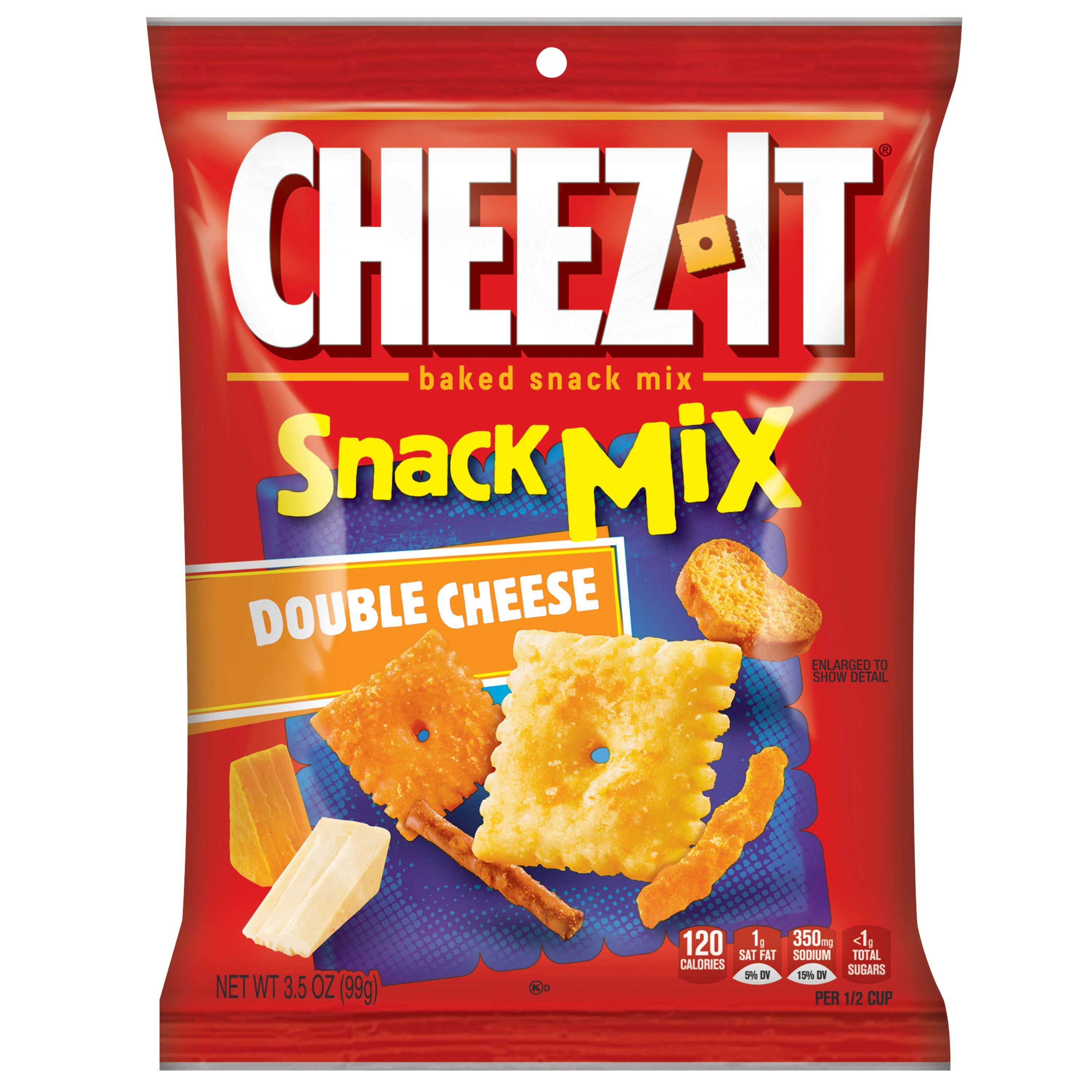 Cheez-It Double Cheese Snack Mix, 3.5 Ounce -- 6 per case