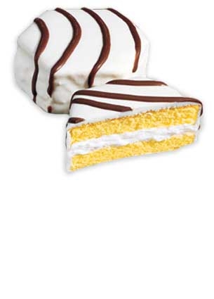 Little Debbie Vending Zebra Cakes, 3.1 ounce  -- 54 per case.