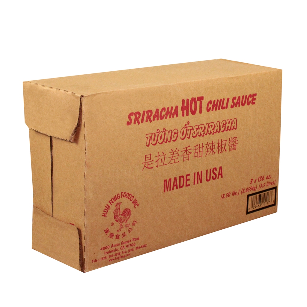 Huy Fong Sriracha Hot Chili Sauce, 8.5 Pound -- 3 per case.