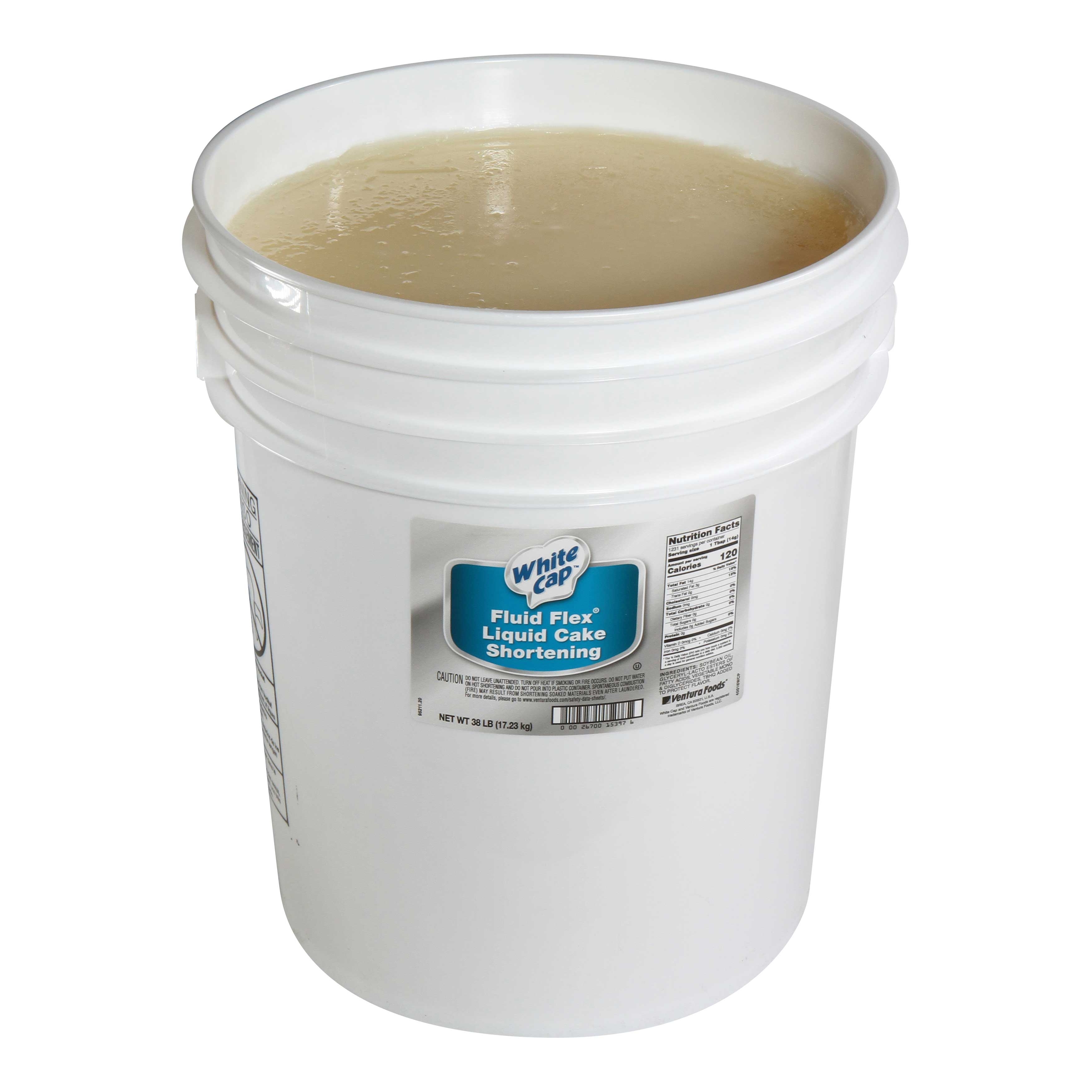 White Cap Cake Shortening Liquid, 38 Pound.