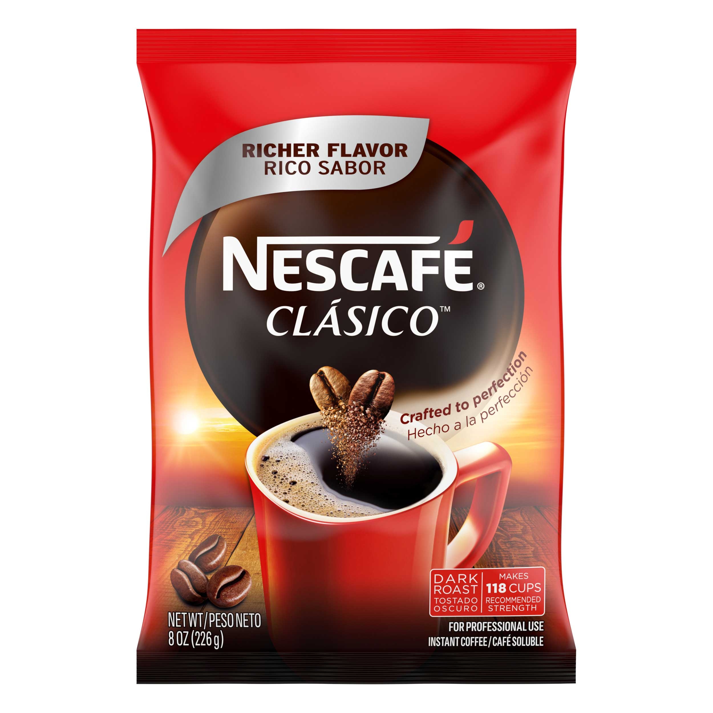 Nescafe Clasico Pouch, 8 Ounce -- 12 per case