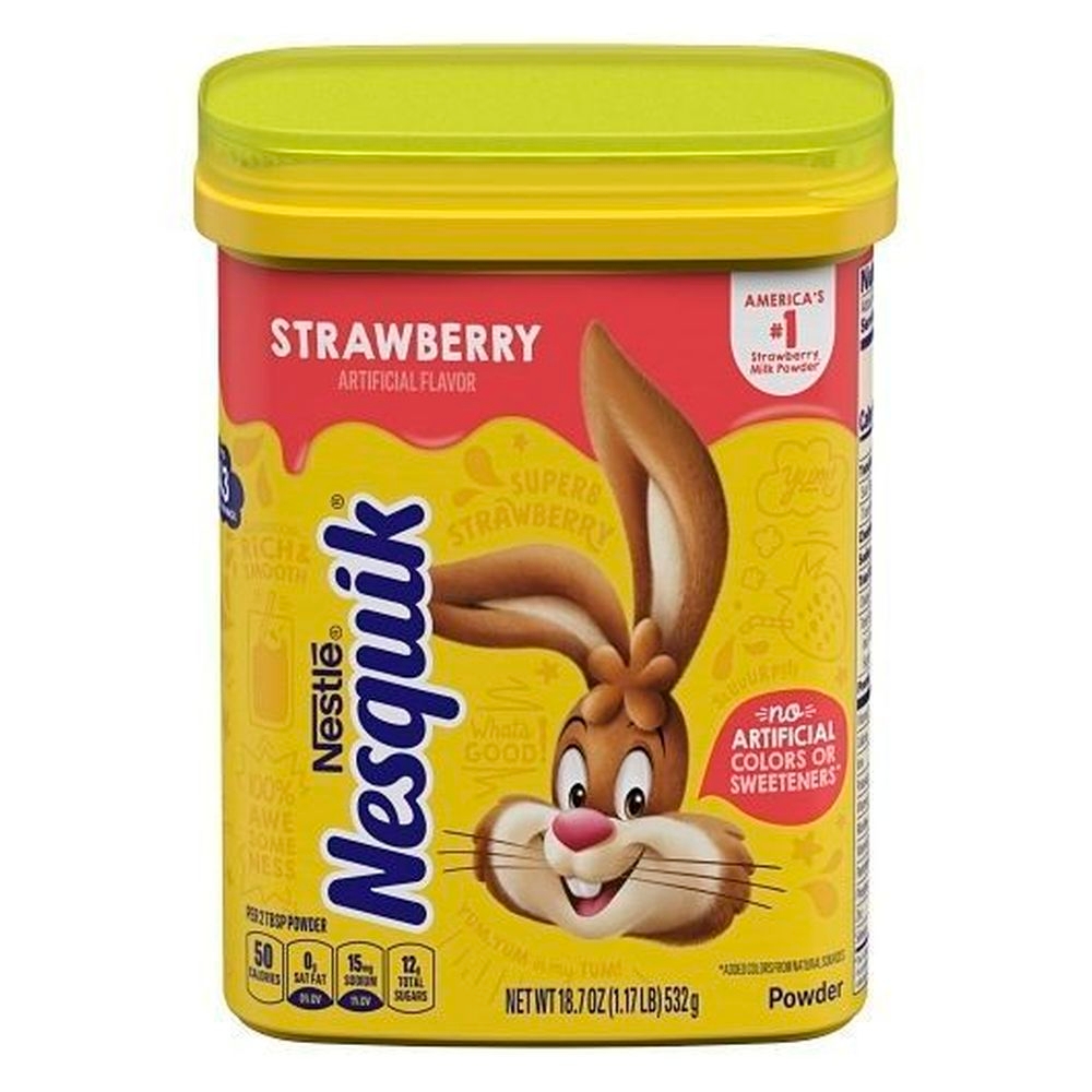Nesquik Strawberry Powder, 18.7 Ounce -- 6 per case
