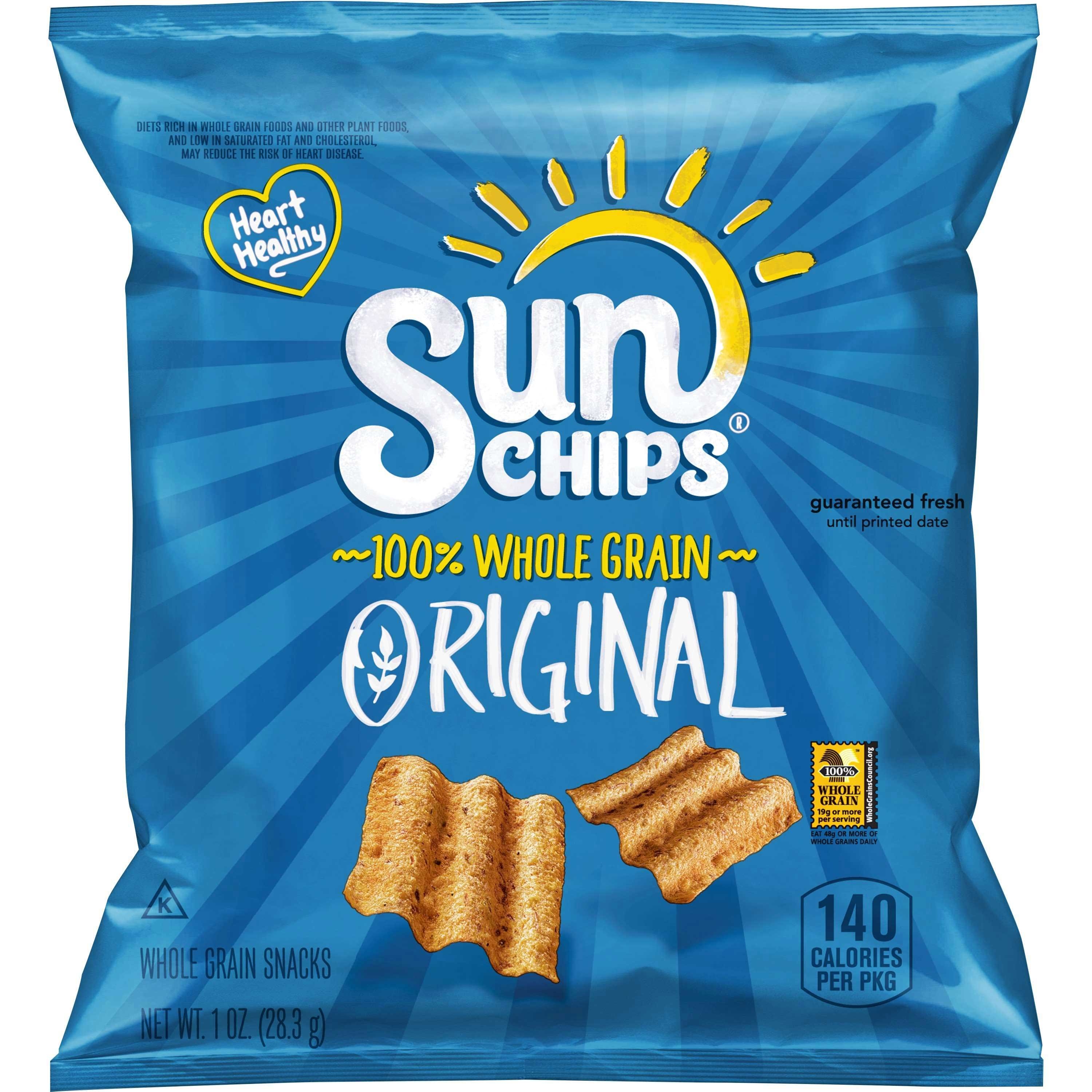 Sun Chips Multigrain Original Chips, 1 Ounce -- 104 per case.