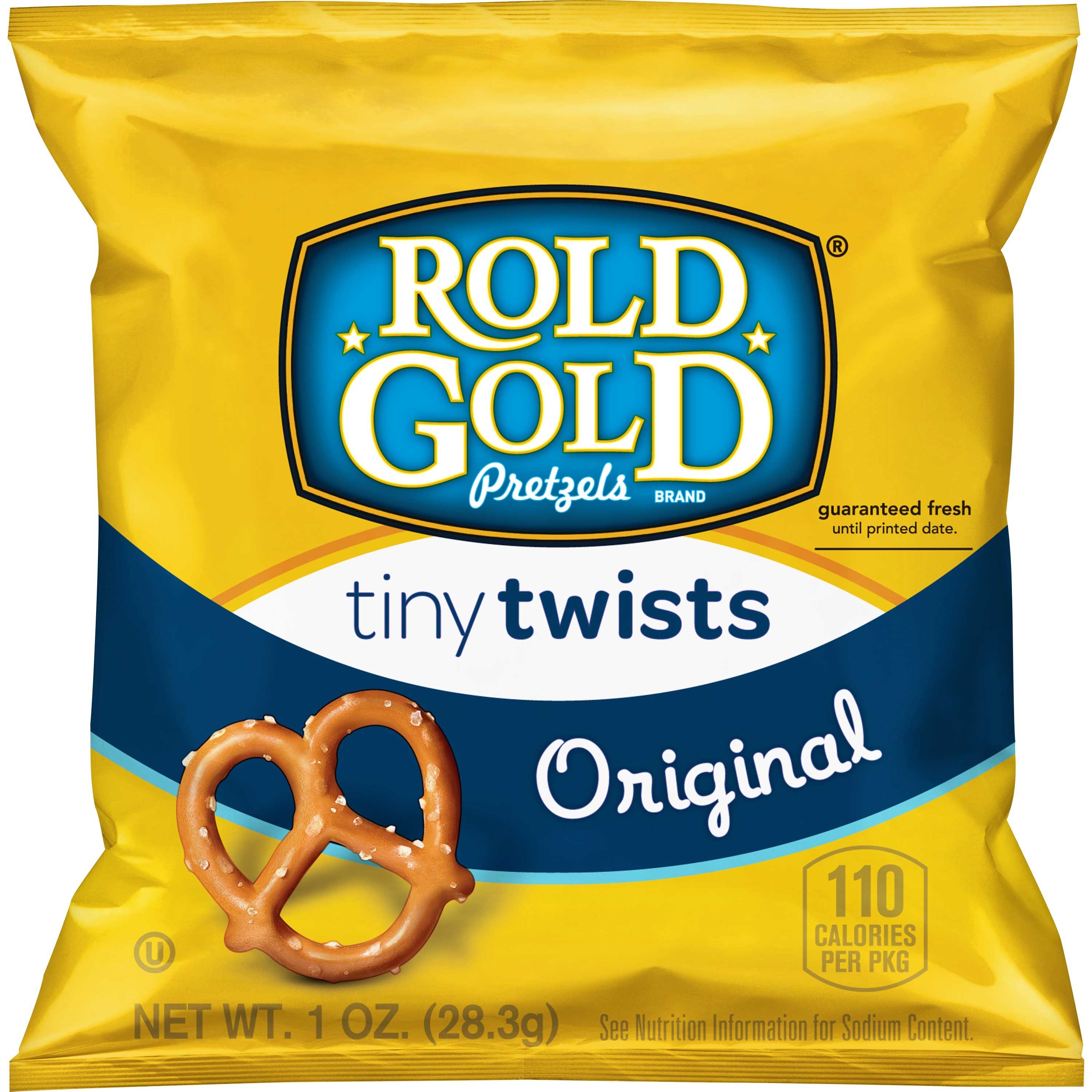 Rold Gold Classic Tiny Twists Pretzel, 1 Ounce -- 88 per case.