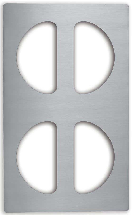 Vollrath Miramar Stainless Steel Four Template