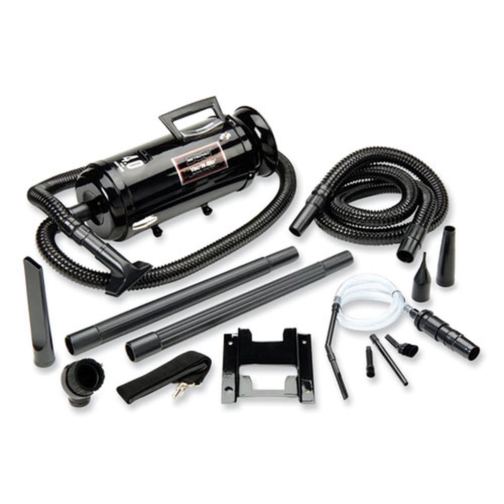 MetroVac Vac 'n Blo Black Portable Detailing Vacuum/Blower, 10 x 28 x 16 inch