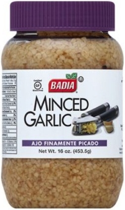 Badia Minced Garlic in Water, 16 Ounce -- 12 per case