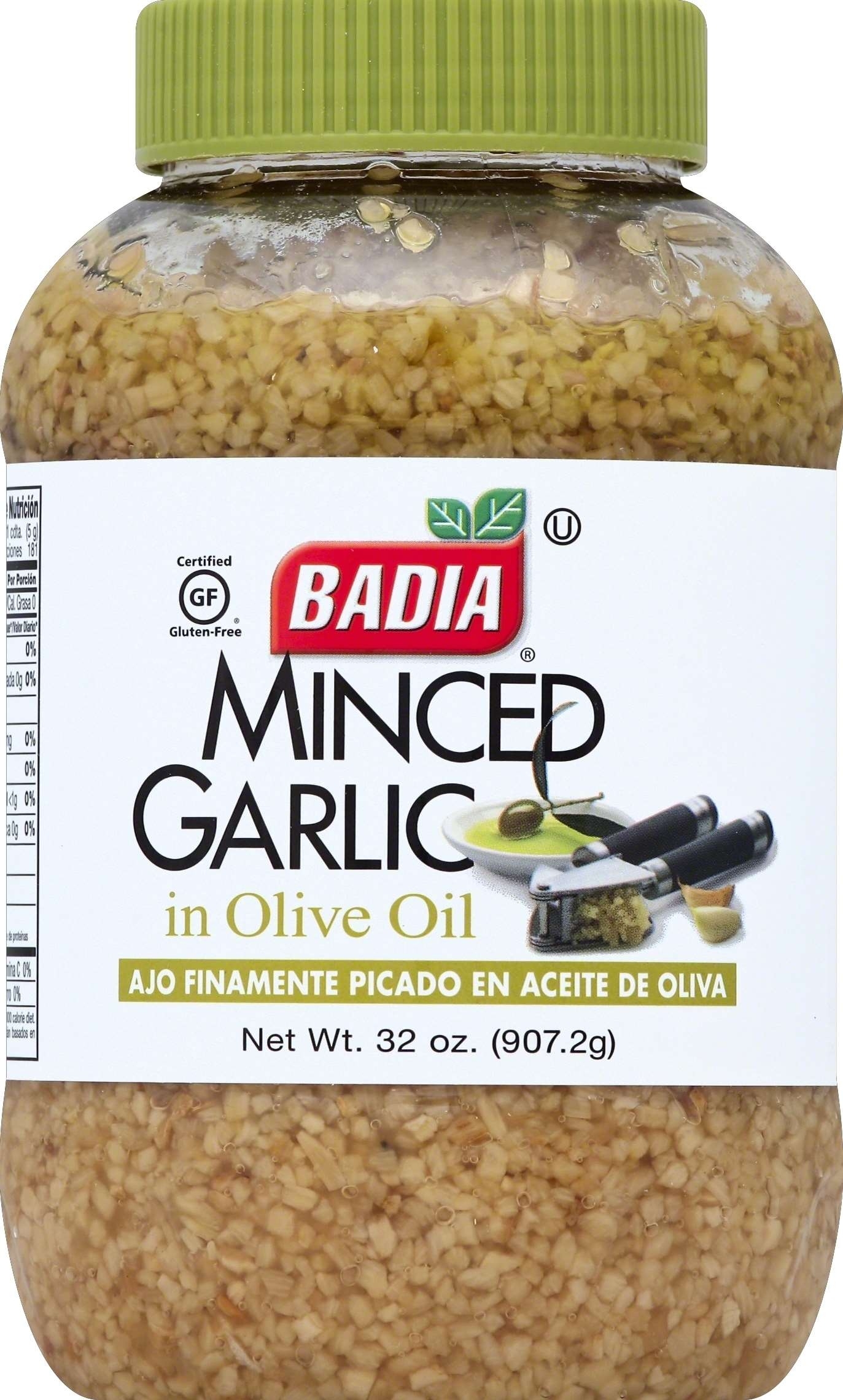 Badia Minced Garlic in Oil, 32 Ounce Jar -- 6 per case