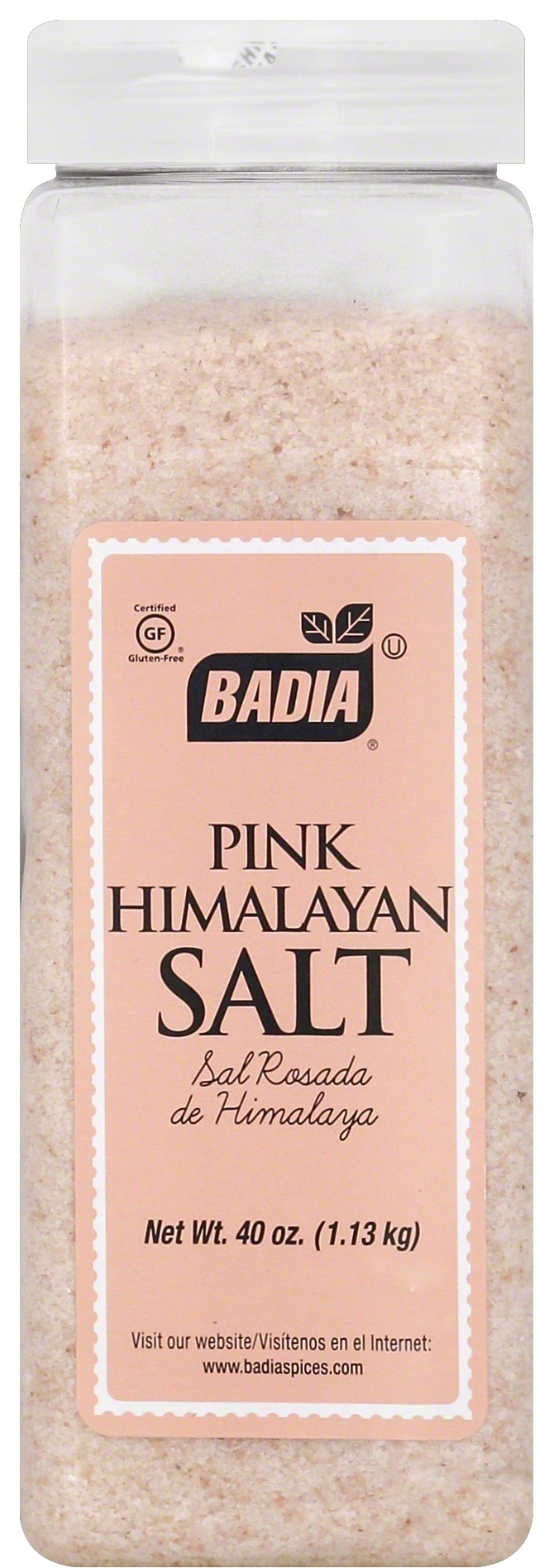 Badia Pink Himalayan Salt, 40 Ounce -- 4 per case