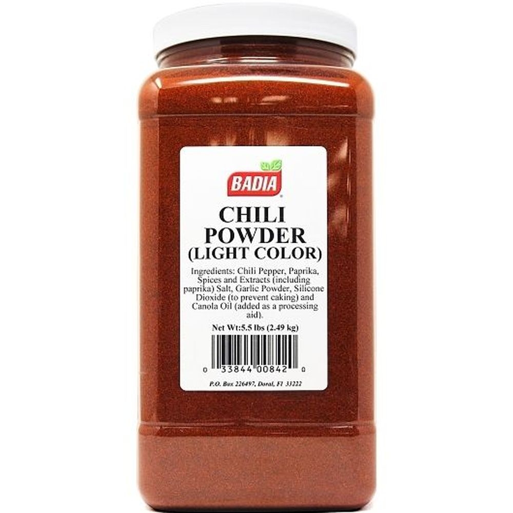 Badia Light Color Chili Powder, 5.5 Pound -- 4 per case