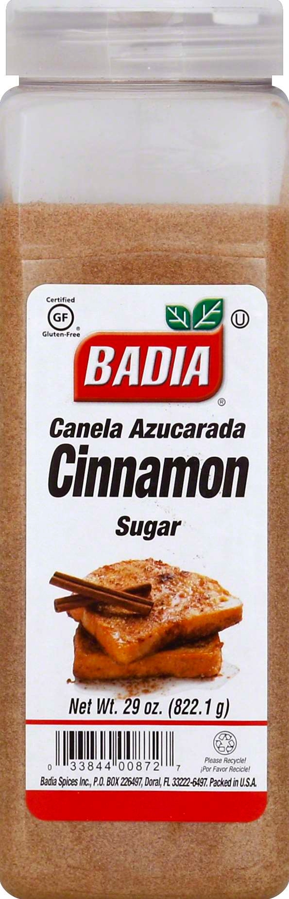 Badia Cinnamon Sugar, 29 Ounce -- 6 per case