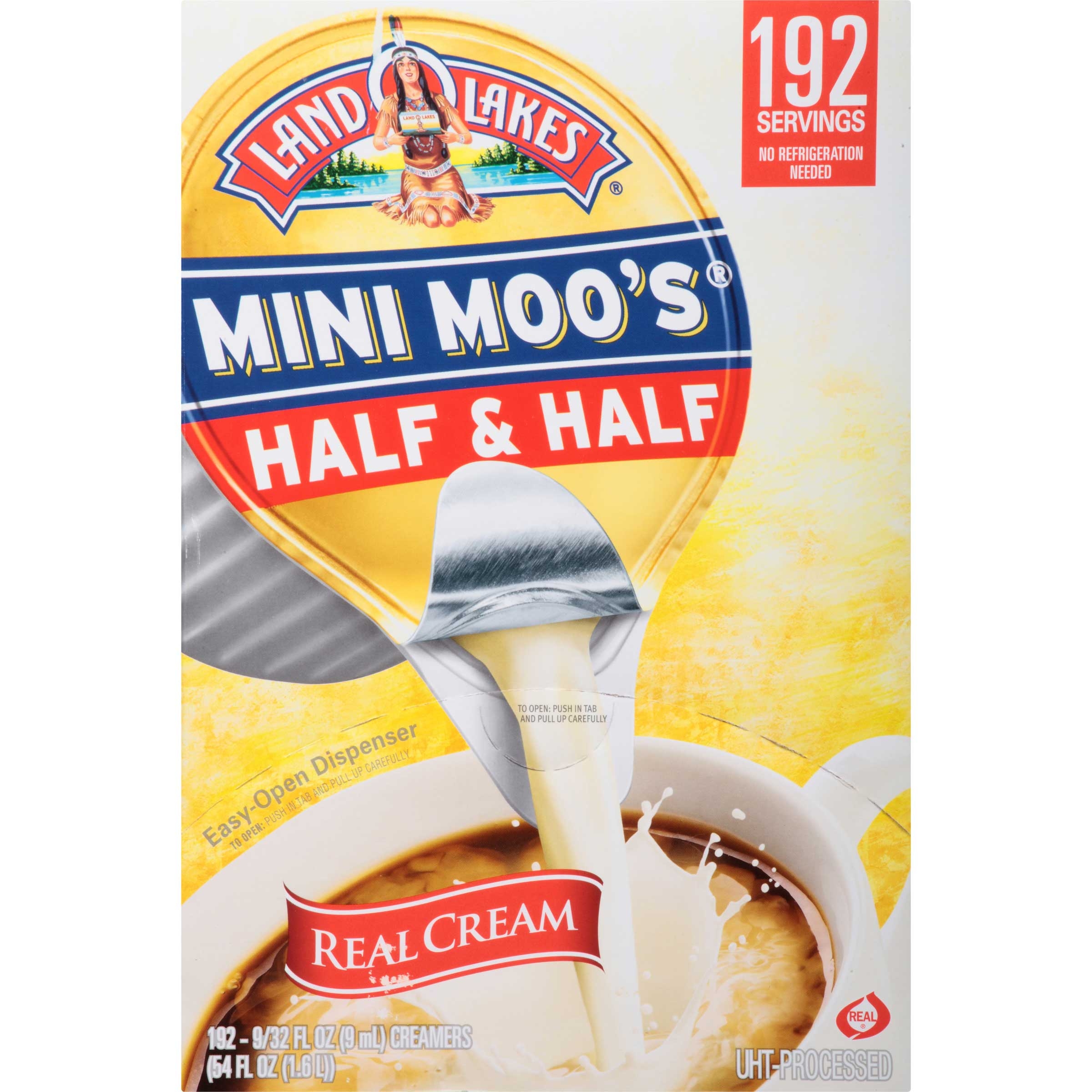 Land O Lakes Mini Moos Half and Half Creamer -- 192 per case.