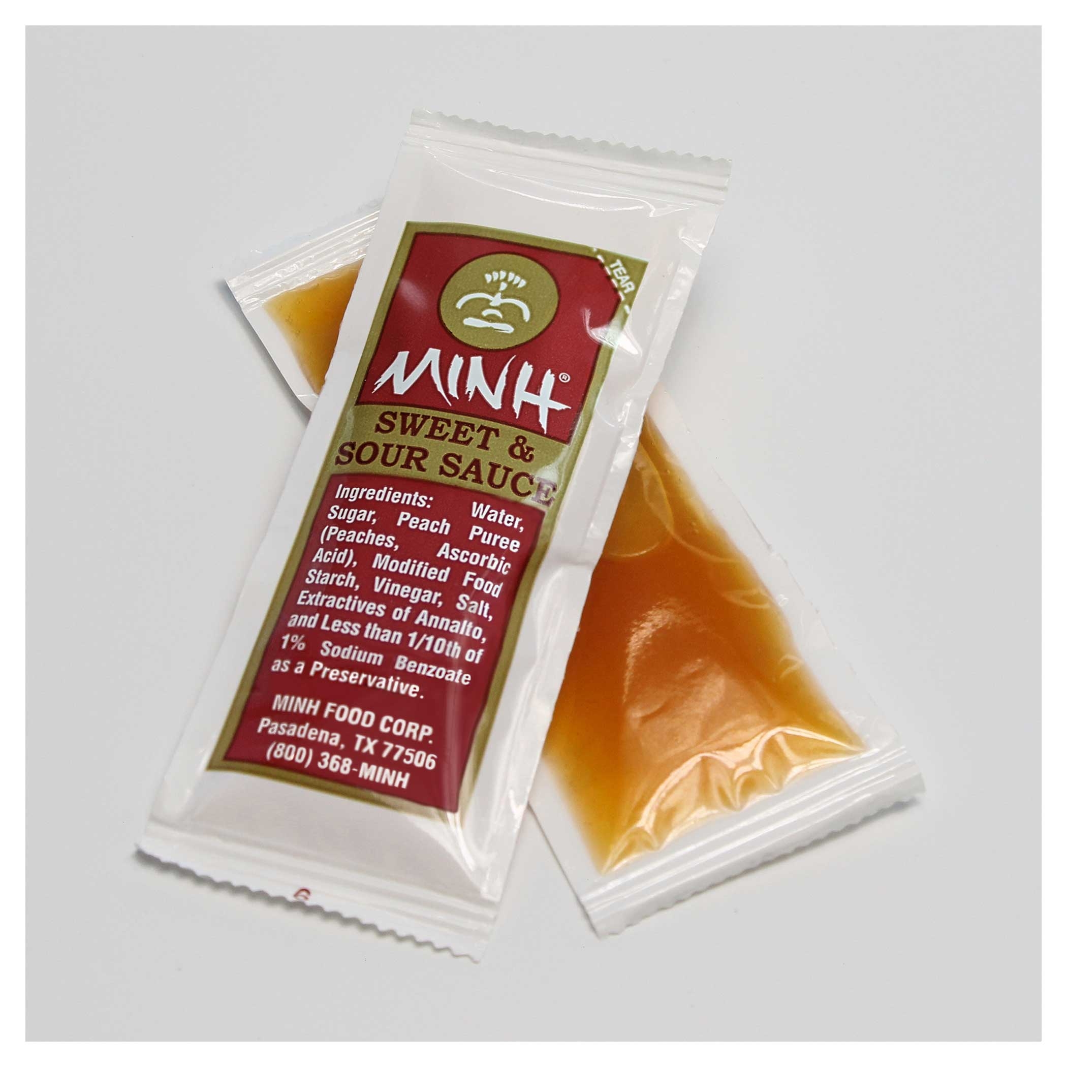 Schwans Minh Sweet and Sour Sauce Packet, 0.4 Ounce -- 250 per case.