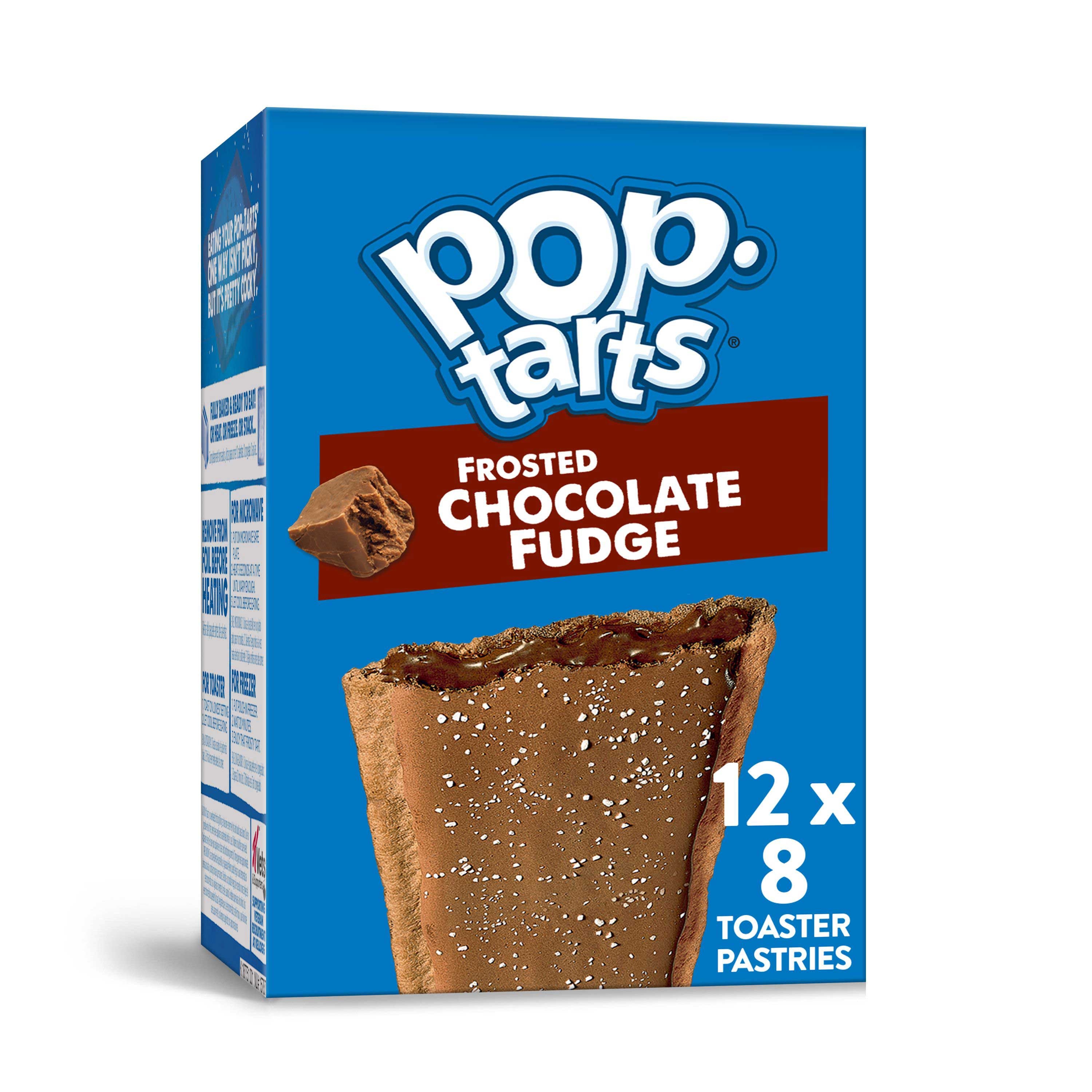 Kelloggs Pop-Tarts Frosted Chocolate Fudge Toaster Pastries, 13.5 Ounce -- 12 per case