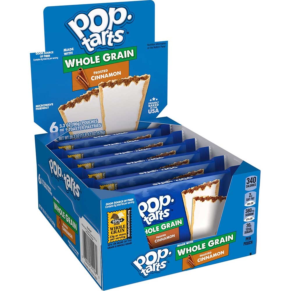 Pop Tarts Frosted Brown Sugar Cinnamon Toaster Pastry, 3.51 Ounce -- 72 per case.