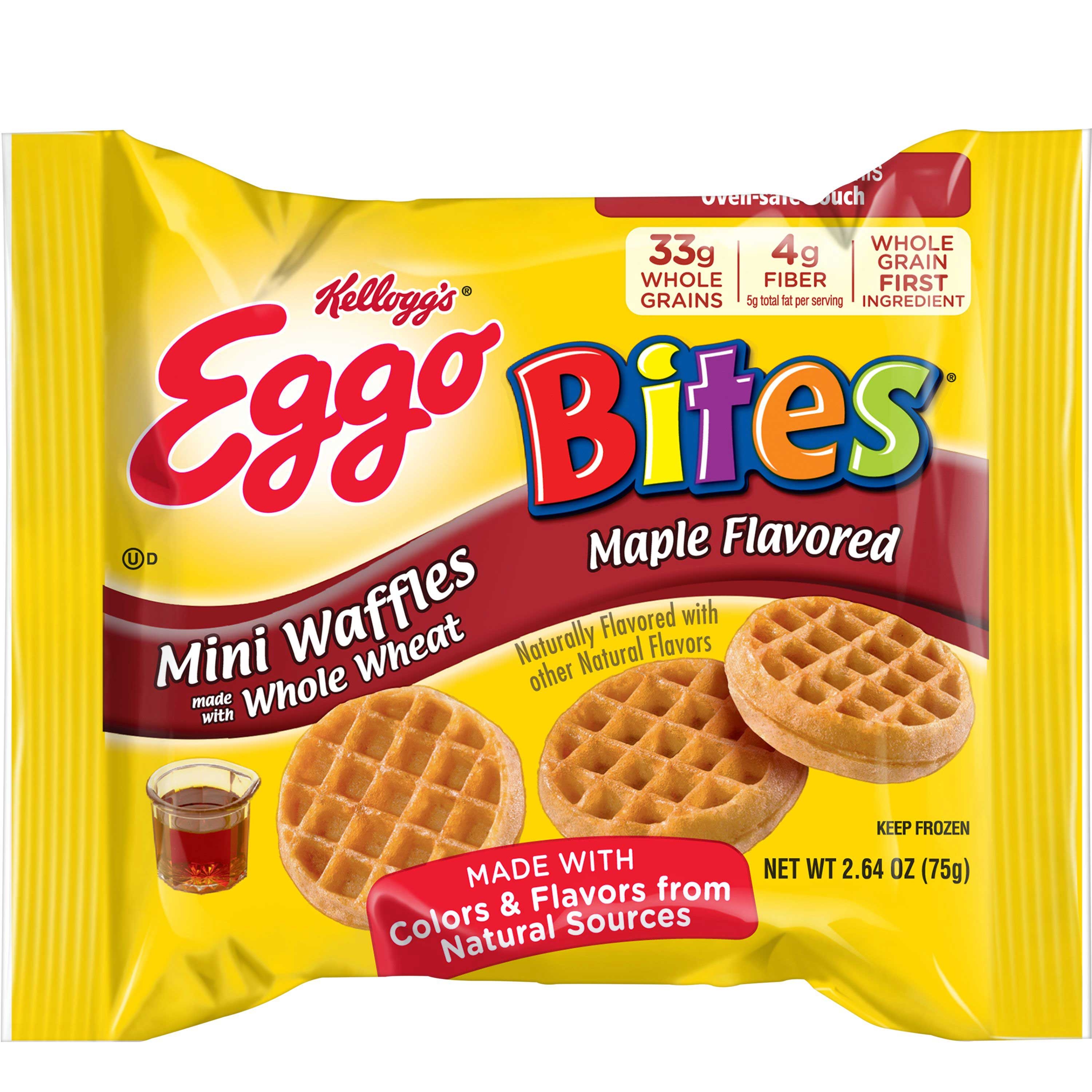 Eggo Bites Maple Mini Waffles, 2.64 Ounce -- 72 per case
