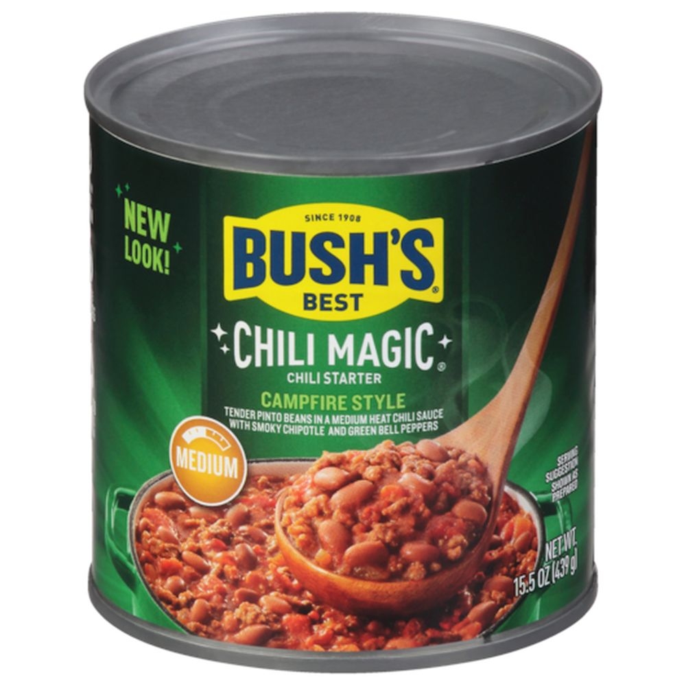 Bushs Best Medium Chili Magic Chili Starter, 15.5 Ounce -- 12 per case