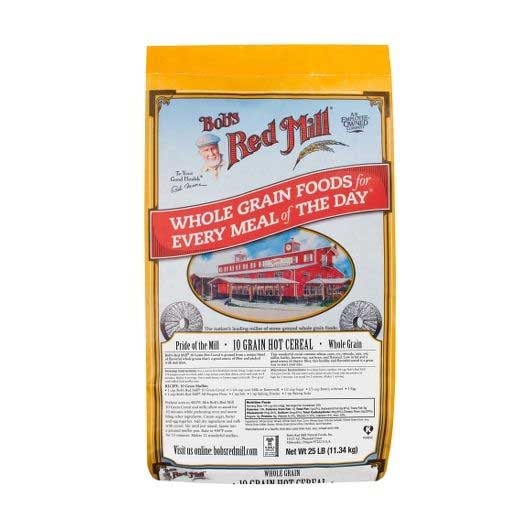 Bobs Red Mill 10 Grain Hot Cereal, 25 Pound