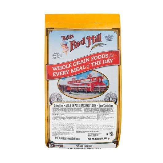 Bobs Red Mill Gluten Free All Purpose Baking Flour, 25 Pound -- 1 per case