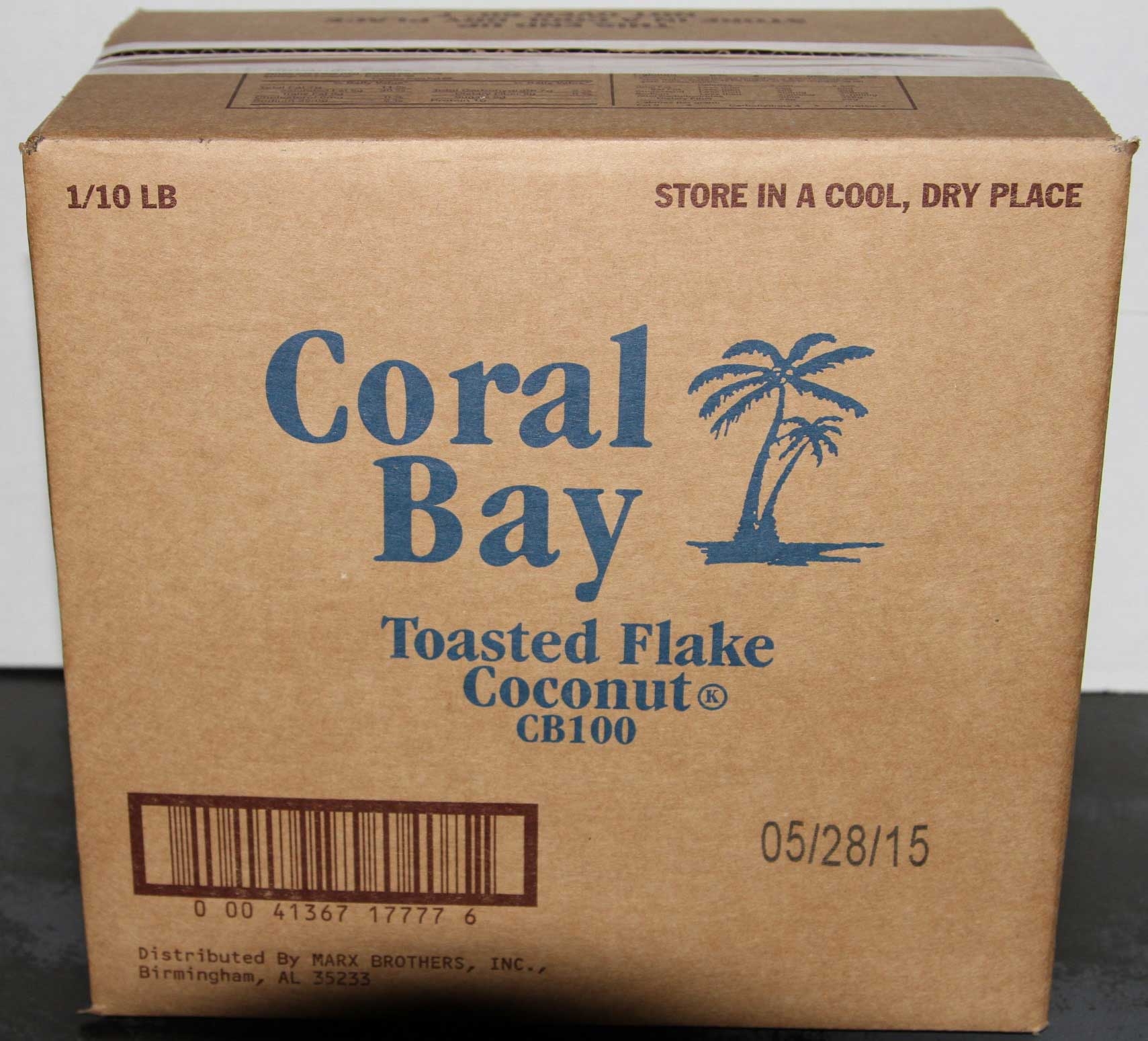 Coral Bay Flake Toasted Coconut, 10 Pound.