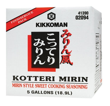 Kikkoman Kotteri Mirin Sweet Cooking Seasoning, 5 Gallon.