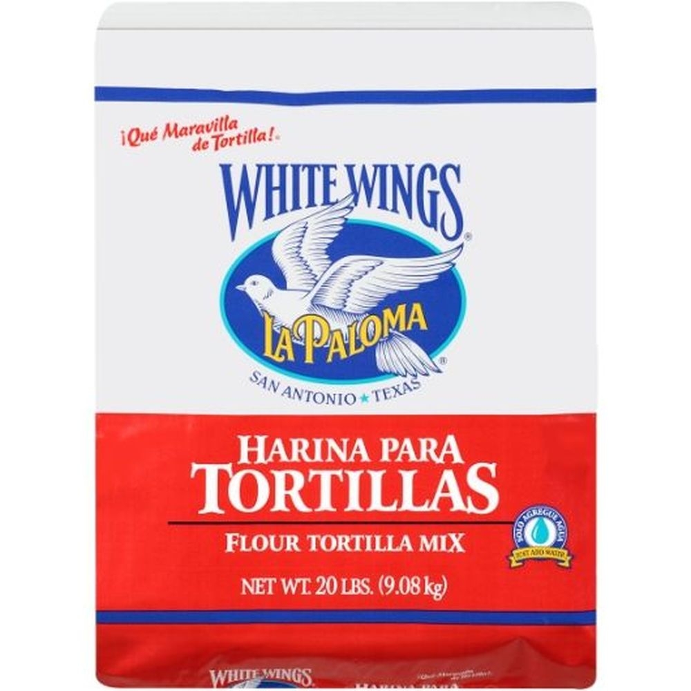 White Wings La Paloma Flour Tortilla Mix, 20 Pound