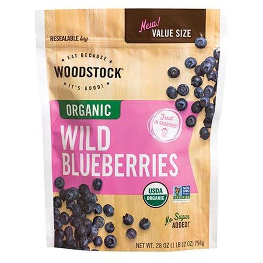 Woodstock Organic Wild Blueberries, 28 Ounce -- 6 per case