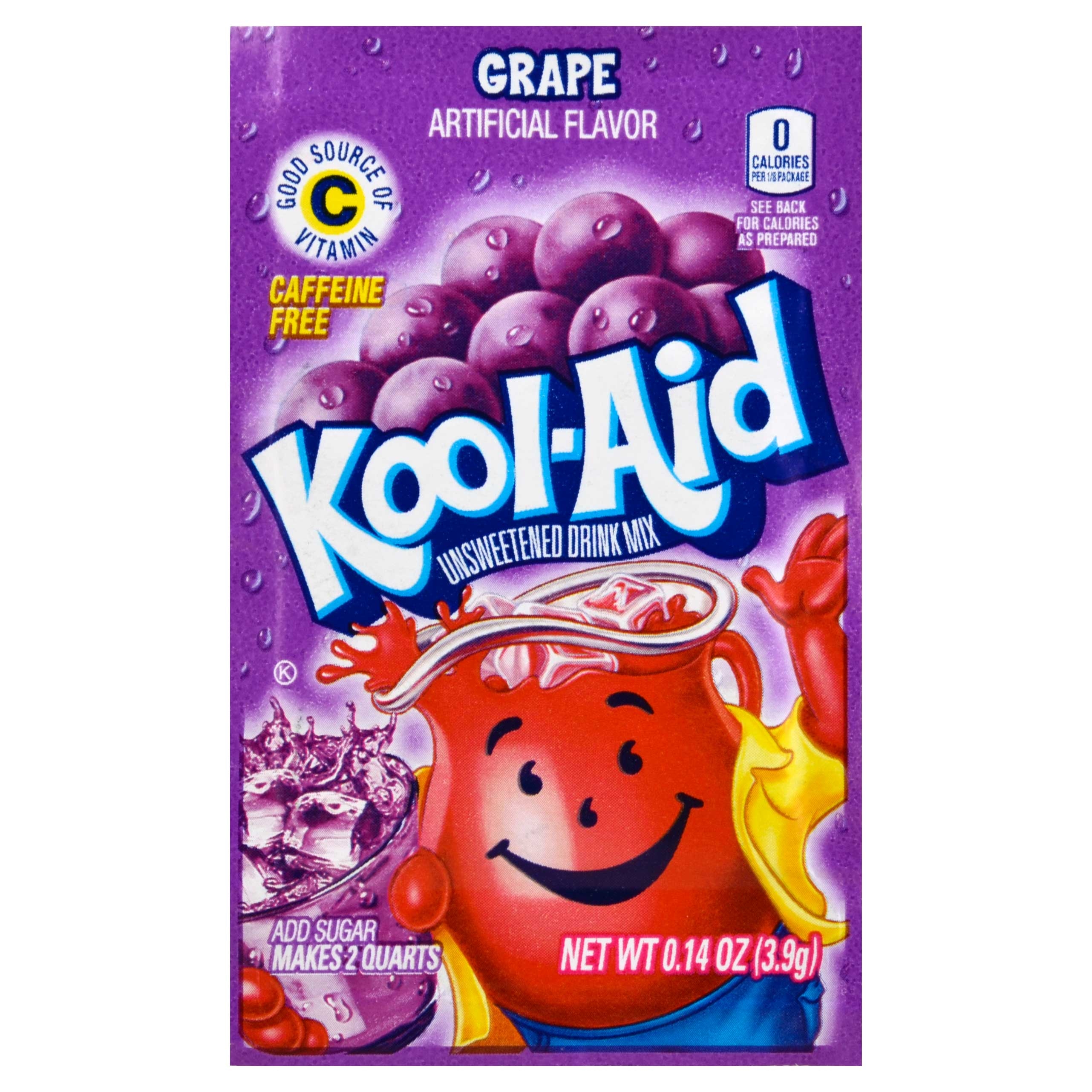 Kraft Kool Aid Grape Beverage, 0.14 Ounce -- 192 per case.