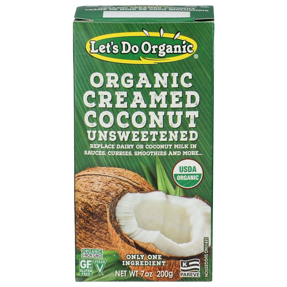 Lets Do Organic Creamed Coconut, 7 Ounce -- 6 per case