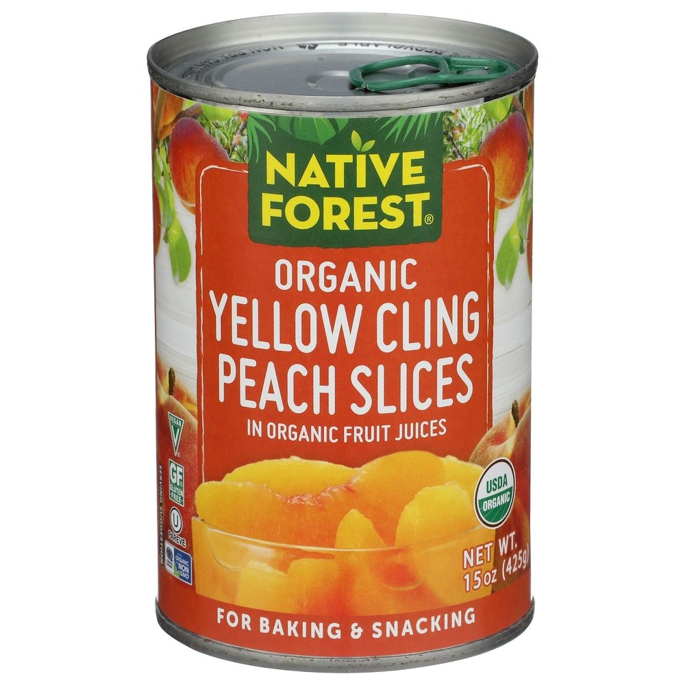 Native Forest Organic Sliced Peaches, 15 Ounce -- 12 per case