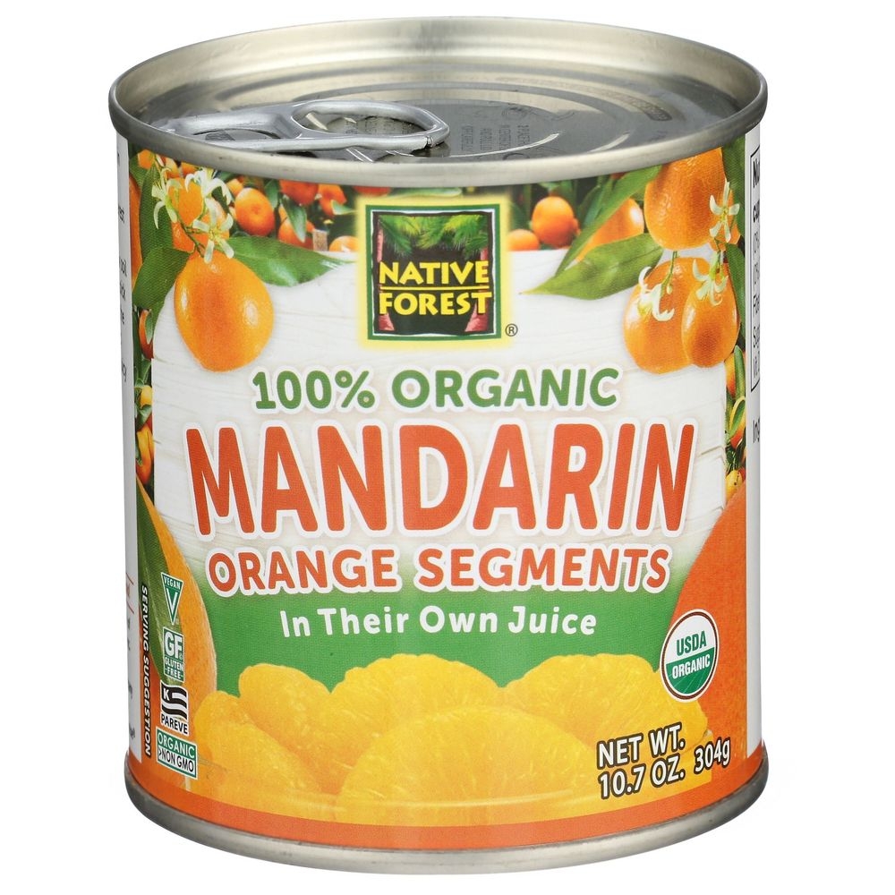 Native Forest Organic Mandarins in Whole Orange, 10.75 Ounce -- 6 per case