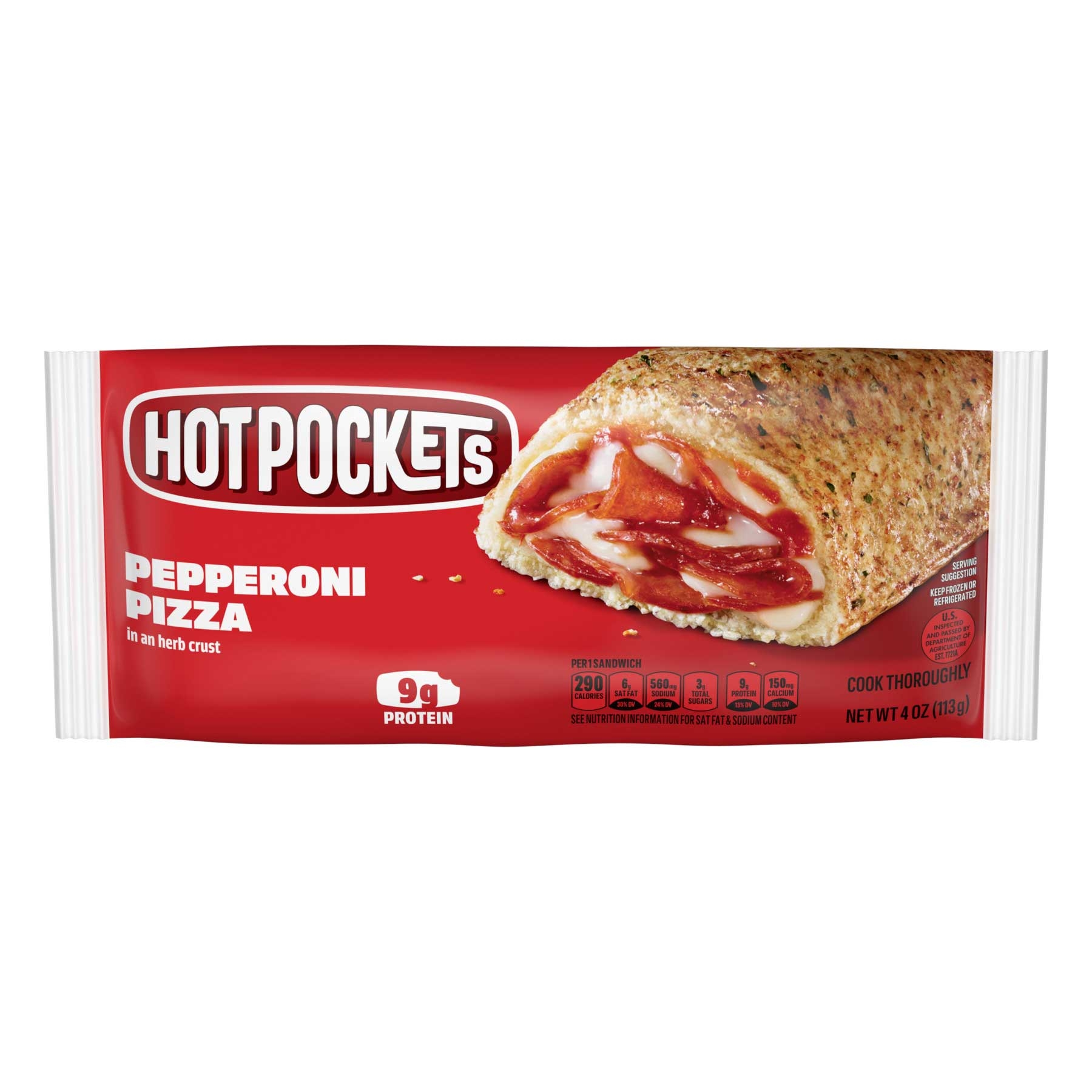 Hot Pockets Pepperoni Pizza, 4 Ounce -- 30 per case