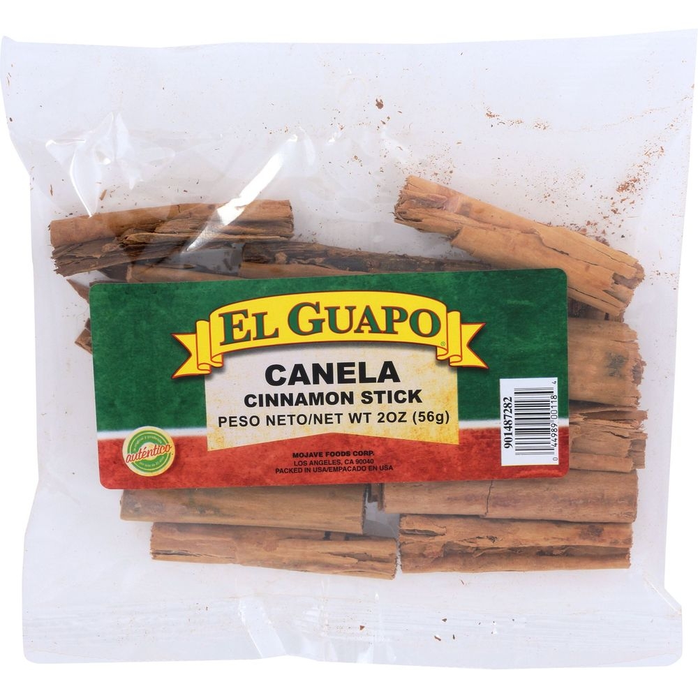 El Guapo 5 inch Canela Cinnamon Sticks, 2 Ounce -- 18 per case