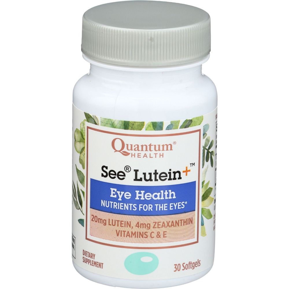 Quantum Health See Lutein Plus Eye Health Nutrients Softgels, 30 count