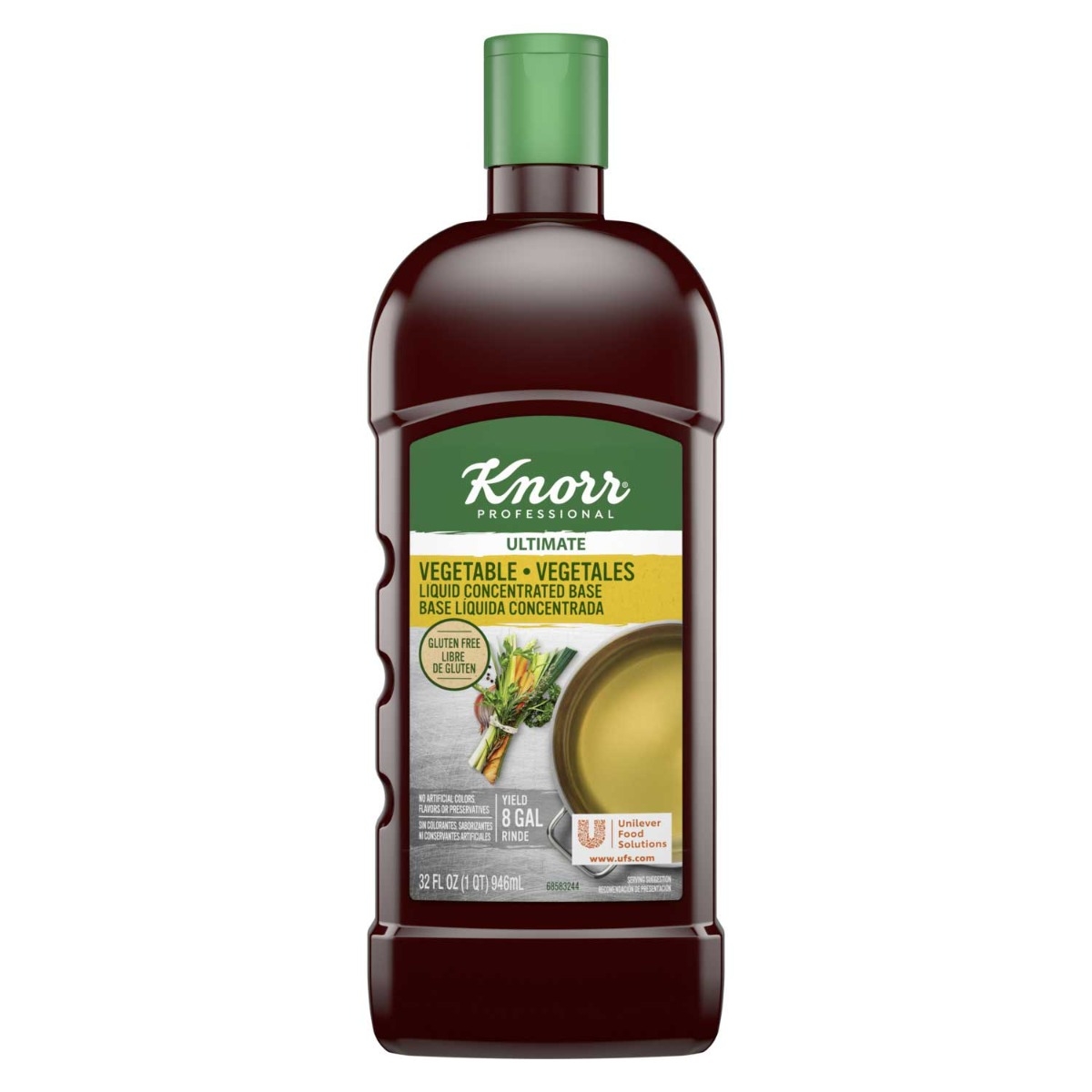 Single Knorr Professional Ultimate Vegetable Liquid Concentrated Stock Base, 32 ounce -- 1 each